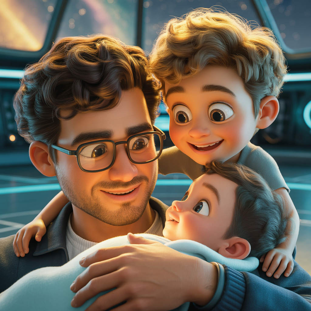 Konrad Korf z synami